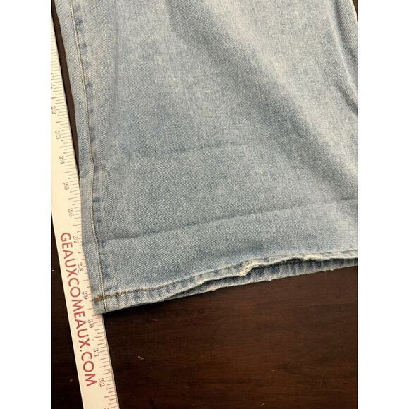 Jessica Simpson Boyfriend Jean Wide Leg Distressed Size 22W NWT Dearest Blue NWT - Picture 16 of 16